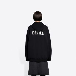 【BALENCIAGA】ブラック Défilé  フーディ【バレンシアガ】