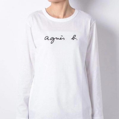 2枚大特価 agnes b メンズ Tシャツ アニエスベー 長袖ロンT ホワイト