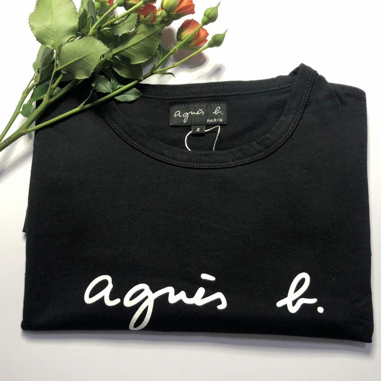 2枚大特価 agnes b レディース Tシャツ ギフトバッグ付き アニエスベー