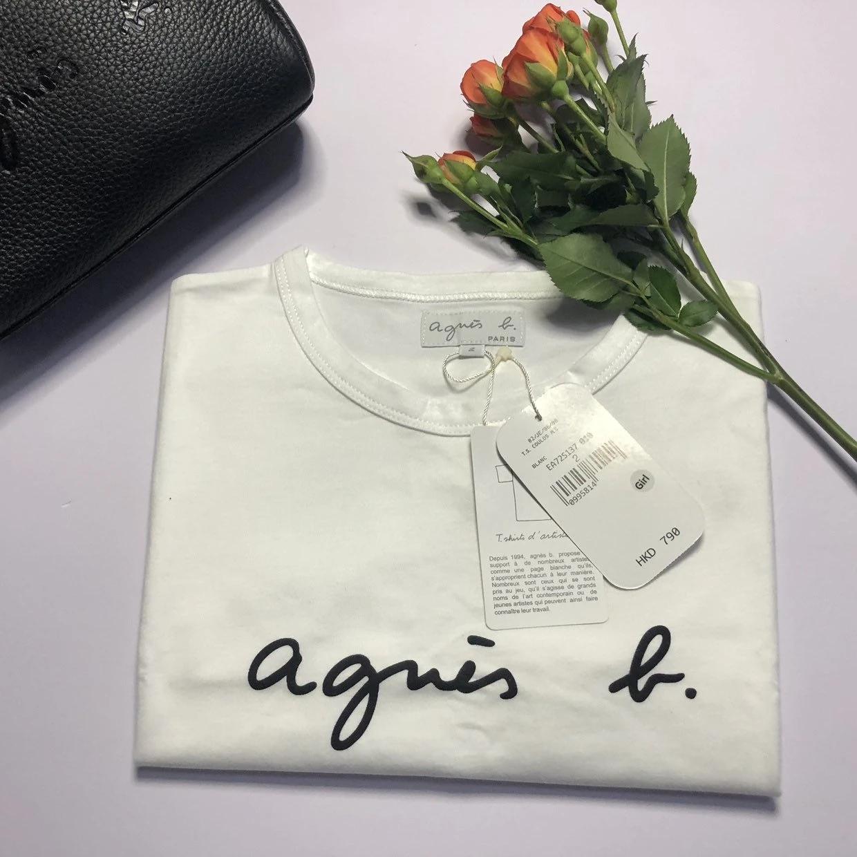 2枚大特価 agnes b レディース Tシャツ ギフトバッグ付き アニエスベー