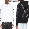 54%OFF Off-White ARROWS OVER HOODIE エアポートテーププル オーバー オフホワイト パーカー メンズ ブラック ホワイト