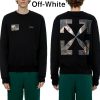 Off-white C/O VIRGIL ABLOH OW 20FW オフホワイト 秋冬用 厚手 おしゃれ　油絵 パーカー メンズウーメンズ 長袖 ブラック