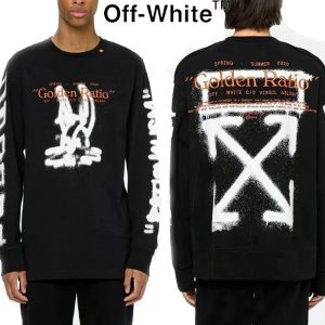 Off-White Harry the Bunny オフホワイト Tシャツ 半袖 クルーネック コットン メンズ black