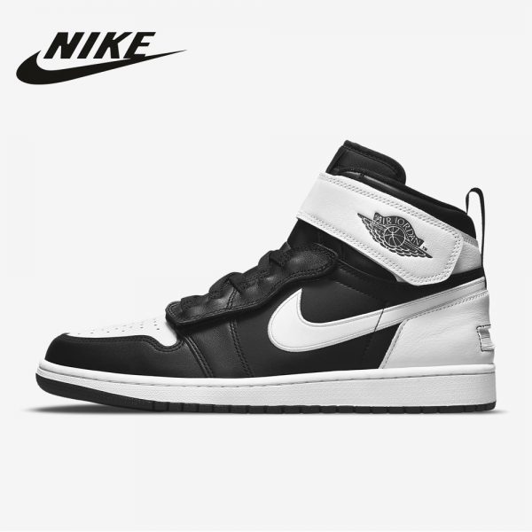 NIKE-AIR-JORDAN-1-HI-フライイーズ-ナイキ-靴-シューズ-エアジョーダン1-クラシック-スニーカー-スポーツ-魅力-人気-耐久性-メンズ-ホワイト-ブラック-CQ3835-011-1-1