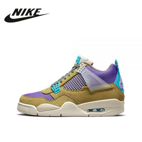 NIKE-UNION-×-NIKE-AIR-JORDAN-4-SP-DESERT-MOSS-ナイキ-靴-エアジョーダン4-スニーカー-スポーツ-人気-配色-男女兼用-デザートモス-ターコイズブルー-ダークアイリス-DJ5718-300-2