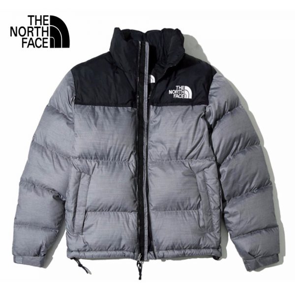 THE-NORTH-FACE-1996-NUPTSE-4NCH-ザノースフェイス-ダウンジャケット-コントラストカラー-クラシカル-男女兼用-グレー-NJ1DK80B-2