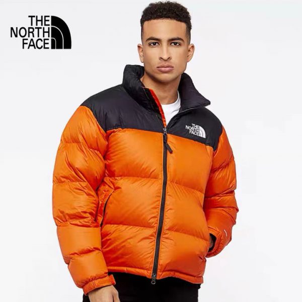 THE NORTH FACE 1996 NUPTSE 4NCH ザノースフェイス ダウンジャケット ブランドロゴ クラシカル 男女兼用 オレンジ NJ1DL50G