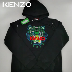 在庫一掃セール Kenzo ケンゾー Tiger Sweatshirt タイガー スウェット トレーナー 虎 刺繍 長袖 メンズ ブラック