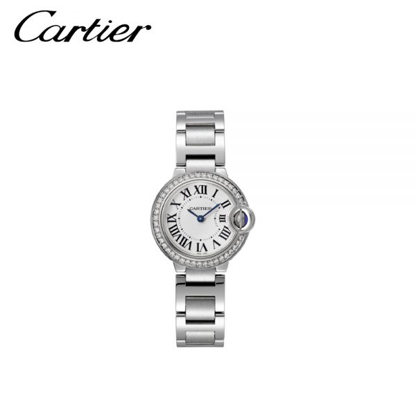 CARTIER BALLON BLEU DE CARTIER WATCH 28mm カルティエ 腕時計 スタイリッシュ 個性的 レディース ホワイト W4BB0015