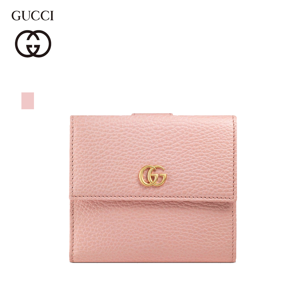 GUCCI グッチ 〔GG マーモント〕 フレンチフラップ ウォレット 財布