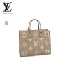 LOUIS-VUITTON-ルイヴィトン-オンザゴー-MM-バッグ-バイカラー-モノグラム･アンプラント-レディース-ベージュ-M45494-2