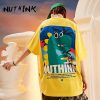 NUTHINK-Tシャツ-半袖-ブランドロゴ-恐竜-ストリート-スポーツ-クルーネック-オーバーサイズ-ヒップホップスタイル-男女兼用ブラック-ホワイト-イエロー-2-1