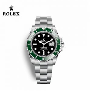 ROLEX ロレックス サブマリーナー デイト オイスター 41 mm オイスタースチール 腕時計 プロフェッショナル ウォッチ メンズ ホワイトゴールド グリーン ブラック 126610LV