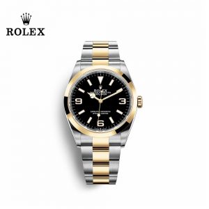 ROLEX ロレックス プロフェッショナル ウォッチ エクスプローラー 2021年 新作モデル オイスター 36 mm 腕時計 スタイリッシュ メンズ ブラック 124273