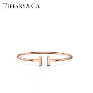 TIFFANY ティファニー ブレスレット ナロー ワイヤー 18K レディース ローズゴールド GRP08505