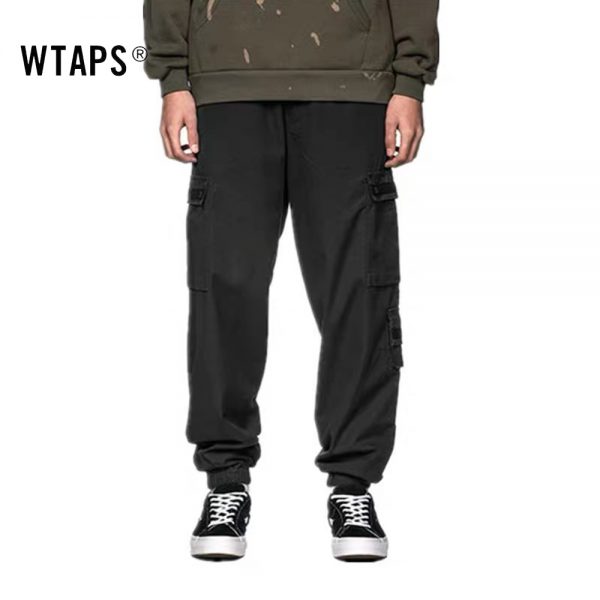 WTAPS-ダブルタップス-パンツ-無地-ファッション-メンズ-カーキ色-ブラック-アーミーグリーン-9