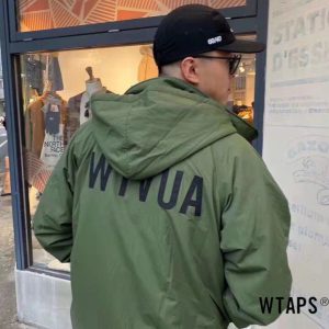 WTAPS ダブルタップス ジャケット シンプル無地 ゆったり メンズ アーミーグリーン