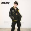 MAMC-エムエーエムシー-ジャケットベースボールジャケット-スタジャン-男女兼用-ブラック