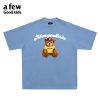 A FEW GOOD KIDS アフューグッドキッズ Tシャツ テディベア 韓国風 メンズ ブルー ホワイト