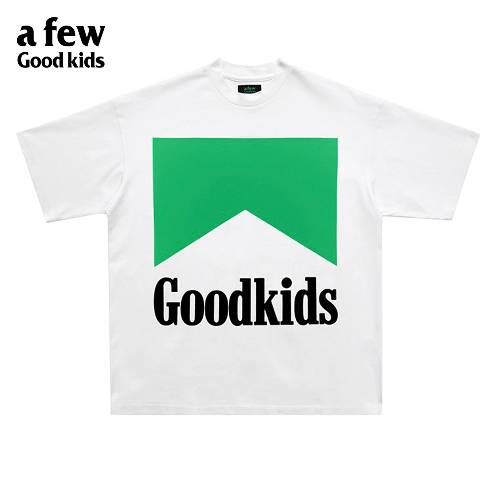 A FEW GOOD KIDS アフューグッドキッズ Tシャツ ゆったり 韓国風 メンズ ブラック ホワイト