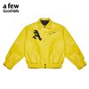 A-FEW-GOOD-KIDS-アフューグッドキッズ-ジャケット-フェイクレザー-レーシング-メンズ-ブラック-イエロー-3