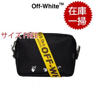 【1枚だけ在庫】Off-White C/O VIRGIL 19ss メンズ ヒップバッグ ショルダー オフホワイト ブラック