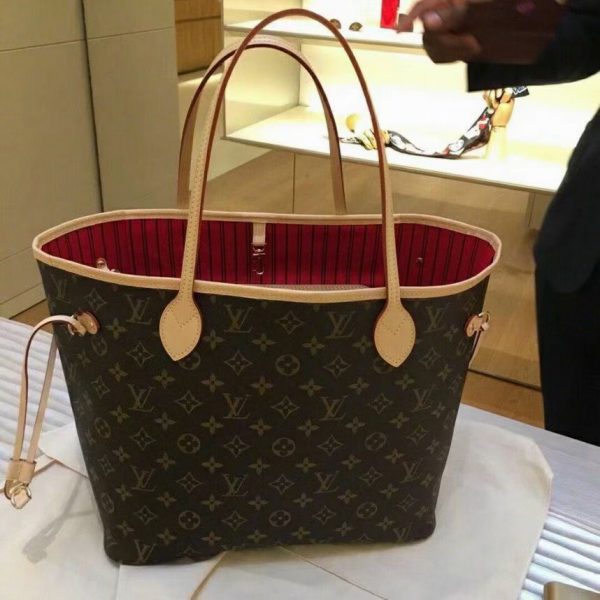 Bランク ルイ・ヴィトン ブロックストート M40503 バイカラー 2011秋冬 ボルドー キャメル トートバッグ レディース LOUIS VUITTON ブラウン brownレディース