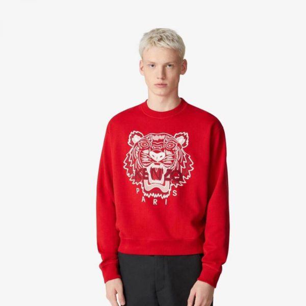 KENZO Tiger sweatshirt ケンゾー スウェットシャツ エンブロイダリー タイガー コットン 刺繍 メンズ スウェット FA65SW1104XA