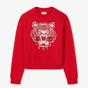 KENZO Tiger sweatshirt ケンゾー スウェットシャツ エンブロイダリー タイガー コットン 刺繍 メンズ スウェット FA65SW1104XA