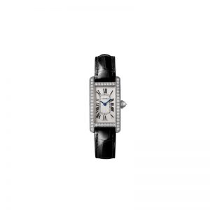 CARTIER TANK AMéRICAINE タンク アメリカン ウォッチ SM クォーツムーブメント ホワイトゴールド WJTA0003