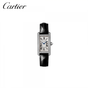 CARTIER TANK AMéRICAINE タンク アメリカン ウォッチ SM クォーツムーブメント ホワイトゴールド WJTA0003