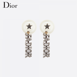 DIOR ディオール DIOR TRIBALES ピアス メタル・レジンパール・クリスタル E1229TRICY_D908 – Simpl White