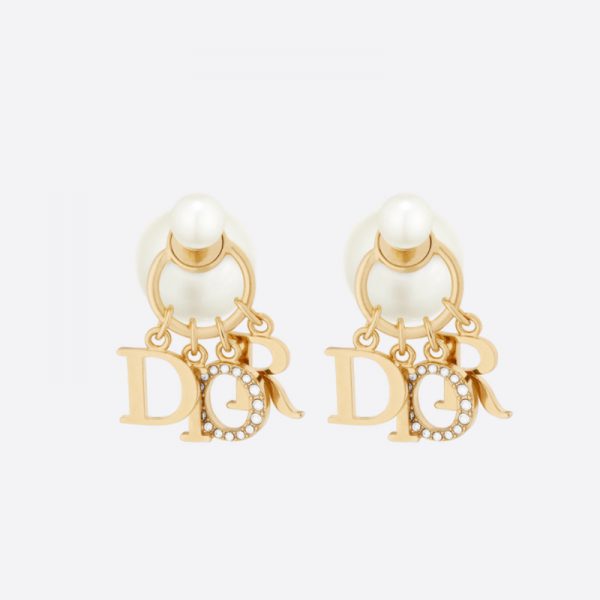 DIOR ディオール DIOR TRIBALES ピアス メタル・レジンパール・クリスタル E1411TRICY_D301