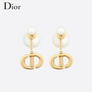 DIOR ディオール DIOR TRIBALES ピアス メタル＆レジンパール E1463TRIRS_D301