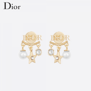 DIOR ディオール DIO(R)EVOLUTION ピアス メタル・レジンパール・クリスタル E1169DVORS_D301