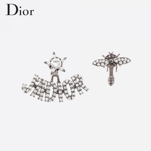 DIOR ディオール J’ADIOR ピアス メタル & クリスタル E0640ADRCY_D909