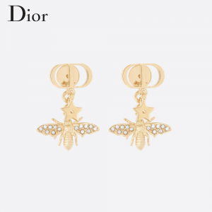 DIOR ディオール PETIT CD ピアス メタル＆クリスタル E1414PTCCY_D301