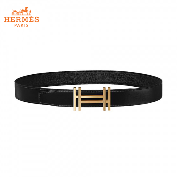 HERMES ベルトバックル 《Hオカレ》 & リバーシブルベルト 32 mm H073967CAAC080