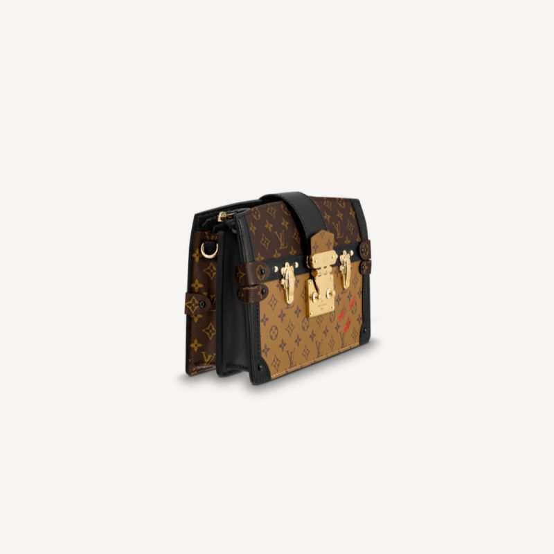 Louis Vuitton M43596 Monogram Reverse Bag Trunk Clutch/ Crossbody