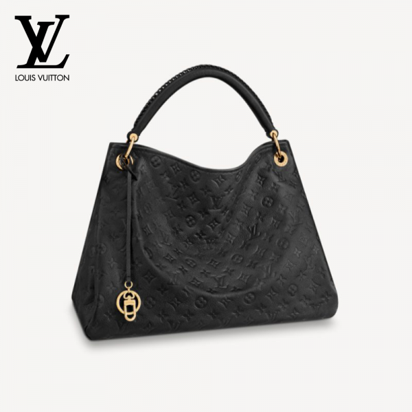 LOUIS VUITTON アーツィー MM モノグラムアンプラント 牛革 トートバッグ M41066