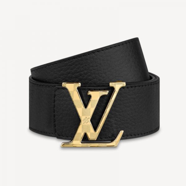 LOUIS VUITTON サンチュールLVダミエ 40MM リバーシブル グリ メンズ M0333U