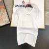 MONCLER モンクレール コットン Tシャツ クルーネック 半袖 胸 ロゴ ホワイト