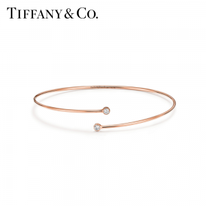 Tiffany ティファニー エルサ・ペレッティ™ ダイヤモンド フープ シングルロウ バングル GRP10204