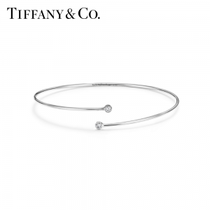 Tiffany ティファニー エルサ・ペレッティ™ ダイヤモンド フープ シングルロウ バングル GRP10204