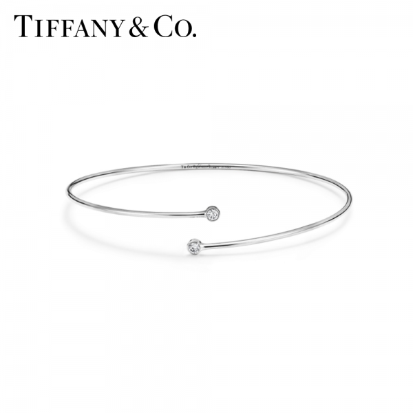 Tiffany ティファニー エルサ・ペレッティ™ ダイヤモンド フープ シングルロウ バングル GRP10204