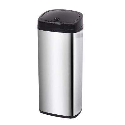 自動ゴミ箱スマートゴミ箱50L容量バッテリー駆動無臭自動開閉式屋内台所用品バスルームボックスファッション