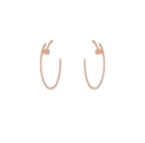 CARTIER カルティエ ジュスト アン クル イヤリング ピンクゴールド N8515009