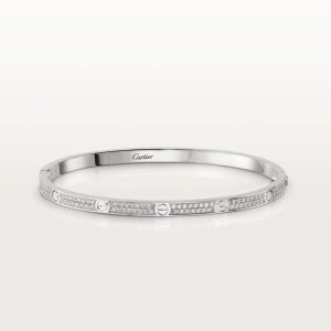 CARTIER カルティエ LOVE ブレスレット SM パヴェセッティング ホワイトゴールド N6710817