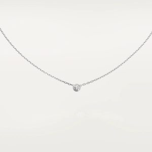 CARTIER カルティエ DIAMANTS LÉGERS NECKLACE SM ディアマン レジェ ネックレスホワイトゴールド B7215900