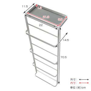 スリッパラック スリム 引っ掛け式 タワー tower スリッパ収納 （ 玄関 収納 スリッパ ラック スタンド